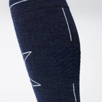 Merino Hiking Socks Women | Blue / Light Grey