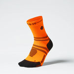 Running Ankle Socks Men | Orange Fluo / Black