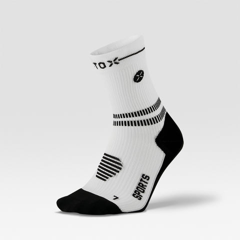 Sports Ankle Socks Women | White / Black