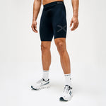 Sports Tights Men Short | Black / White